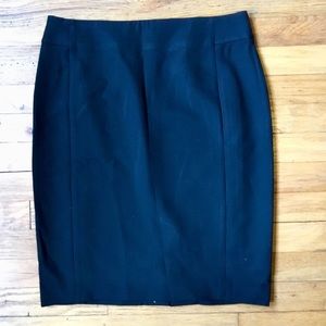 LOFT Black Pencil Skirt NWT
